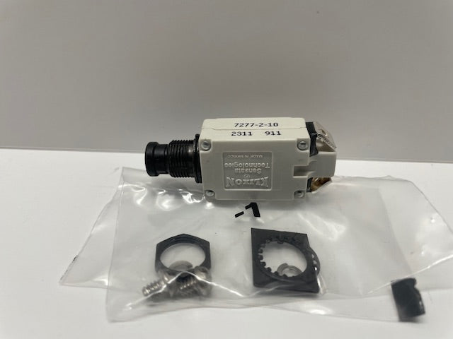 BREAKER, CIRCUIT (10 AMP) 7277-2-10 aviation component, SKU 7277-2-10