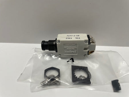 BREAKER, CIRCUIT (10 AMP) 7277-2-10 aviation component, SKU 7277-2-10