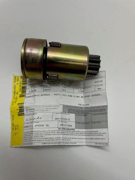 DRIVE, STARTER EBB75A aviation component, SKU EBB75A