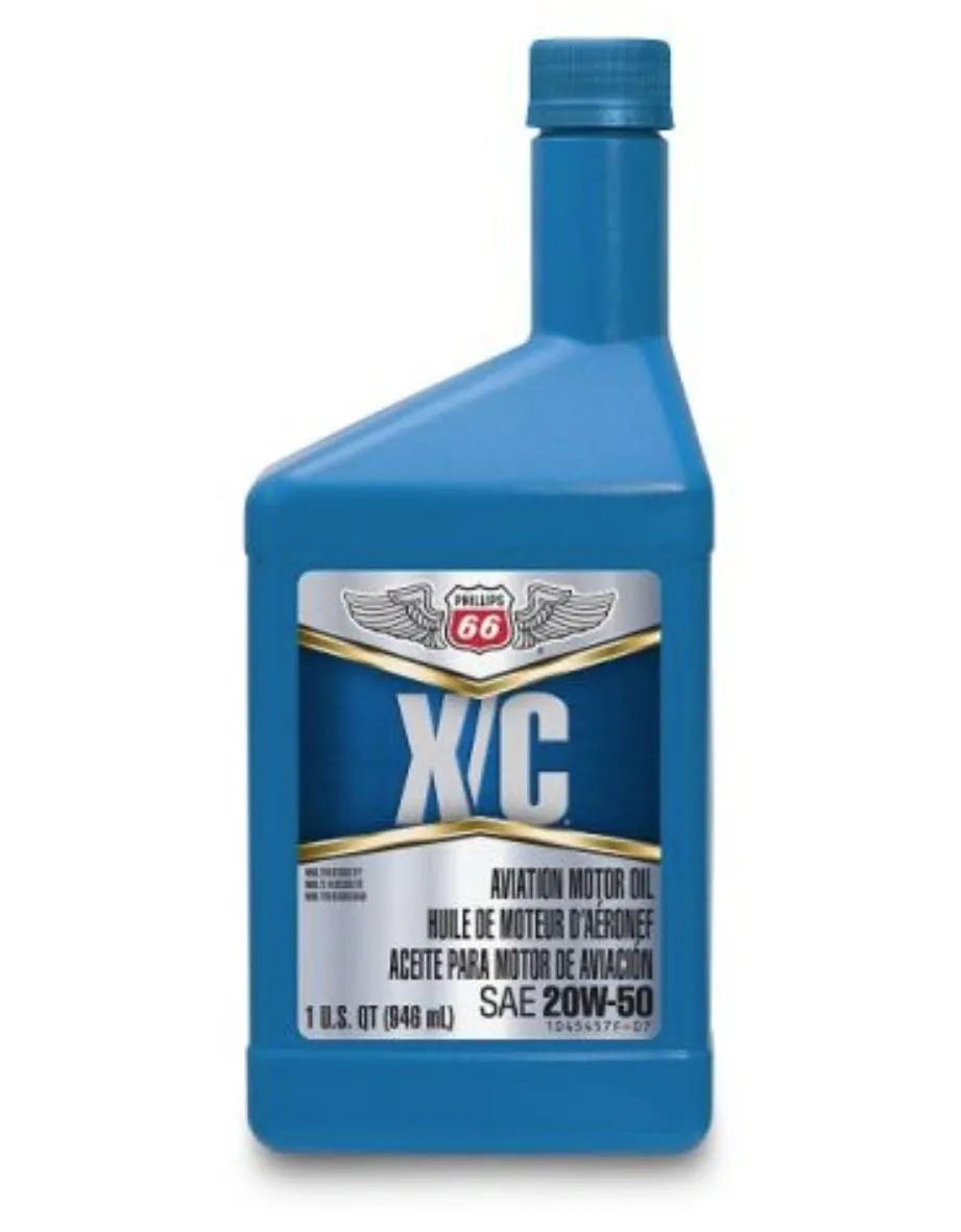 Phillips 66 X/C Aviation Oil 20W50 / QT