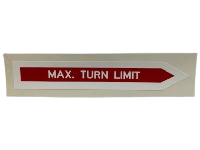PLACARD, ROTATION WHEEL PANT LA53114108-A