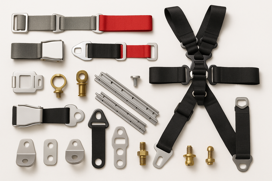 aircraft cabin hardware and seatbelts for online store
